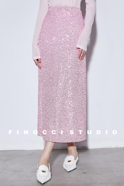 Blooming Pink Sparkle Skirt