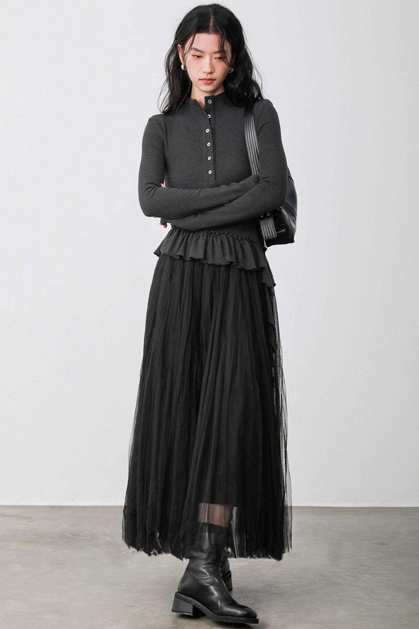 Flowing Cloud Gauze Skirt