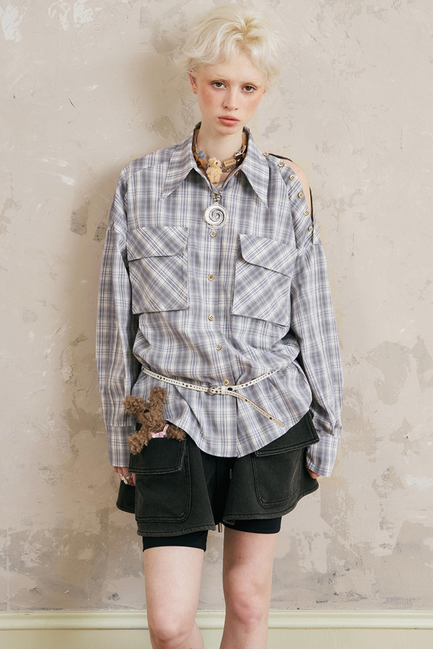 Layered Check Shirt