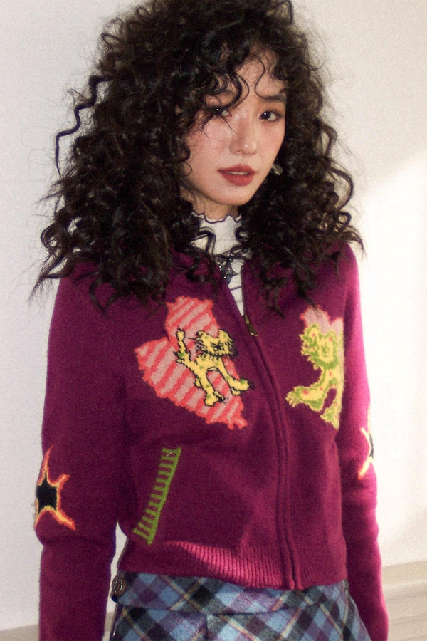 Casual Hoodie Rib Cardigan
