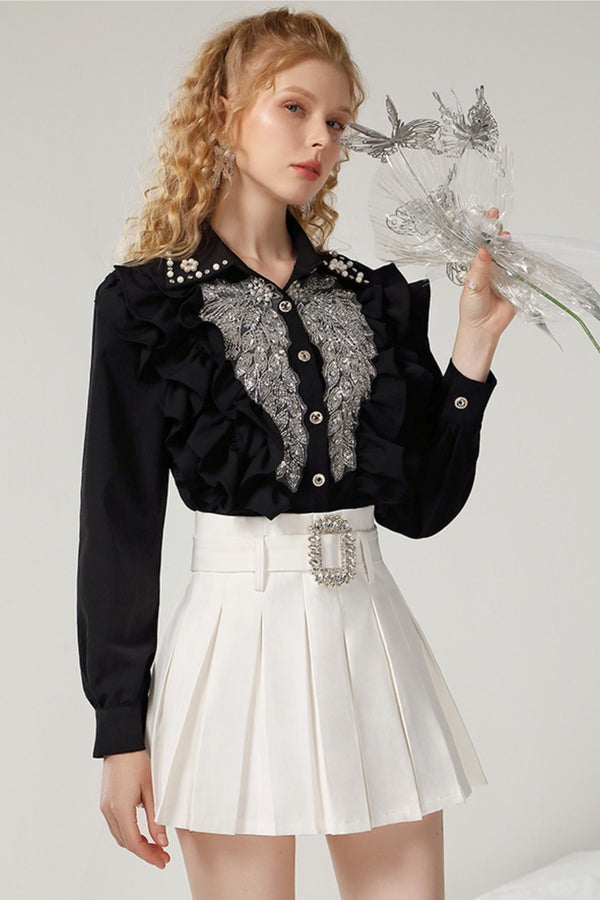 Sweet Girl A-Line Pleated Skirt