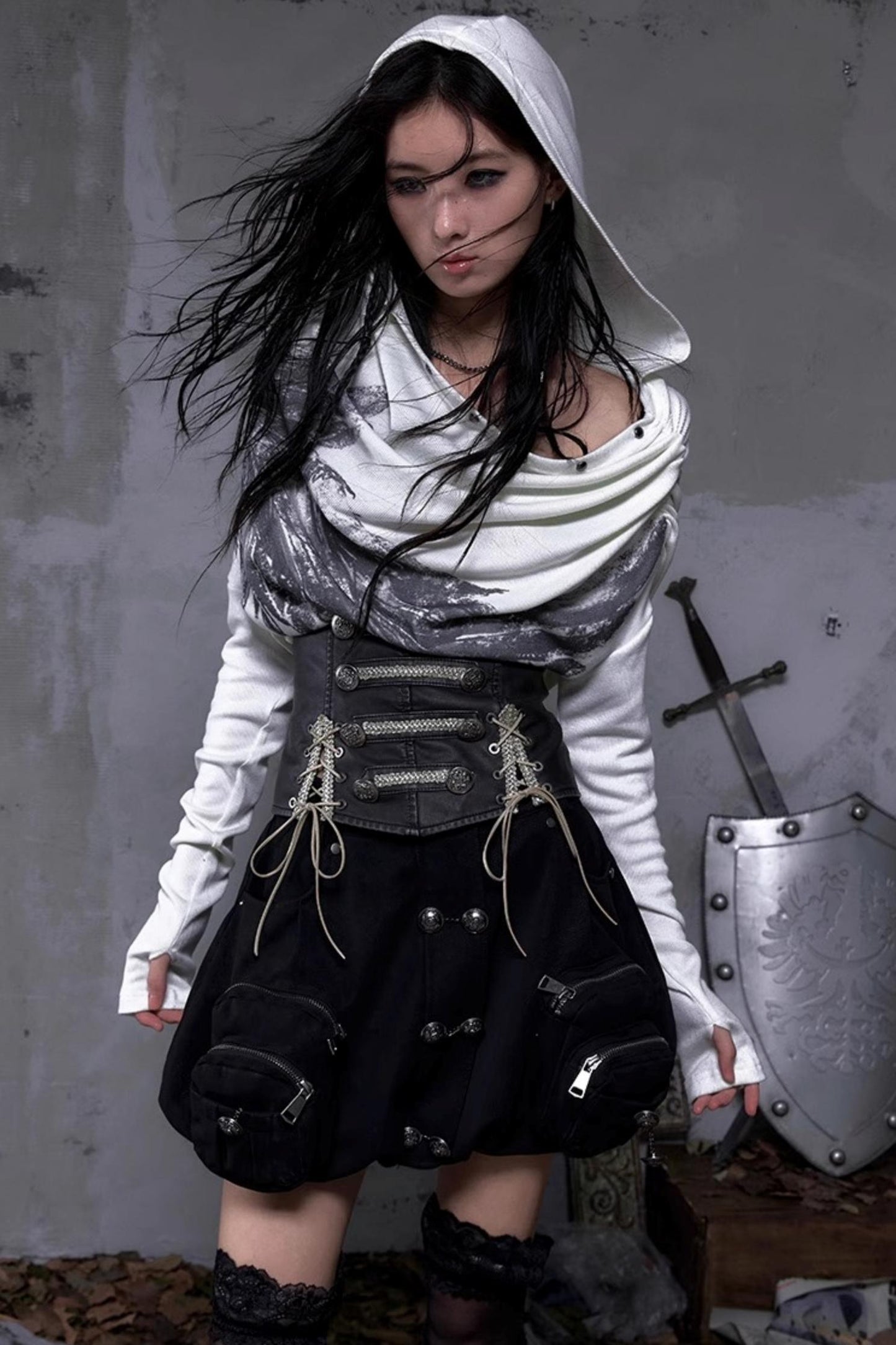 Vintage Knight Leather Waist Seal