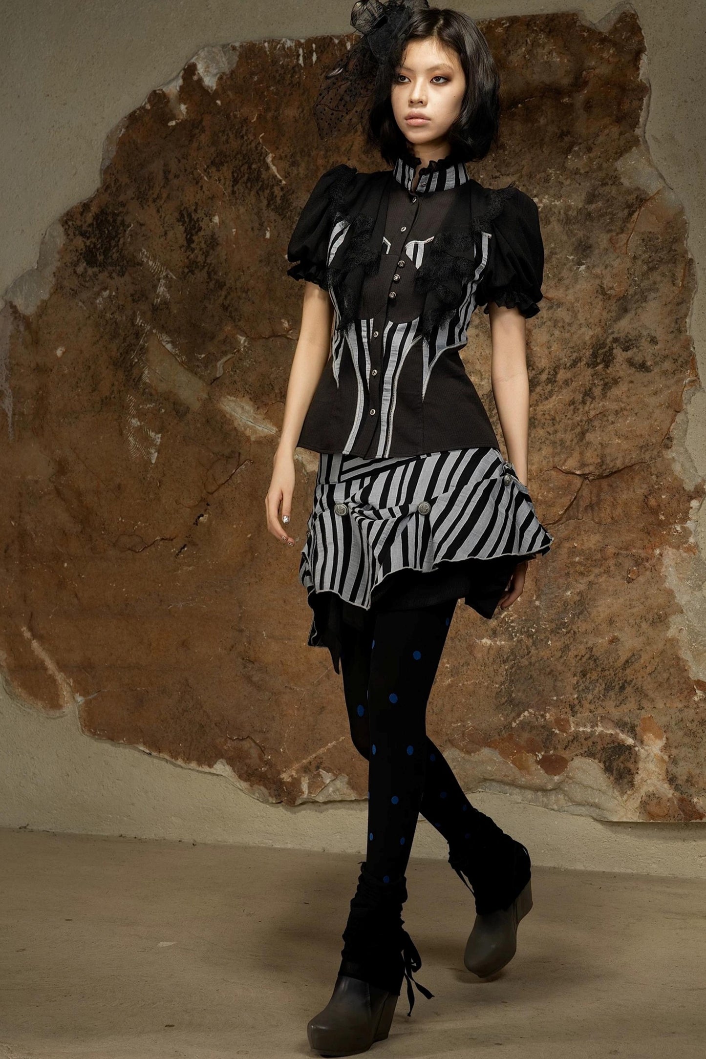 Retro Palace Puff Sleeve Blouse
