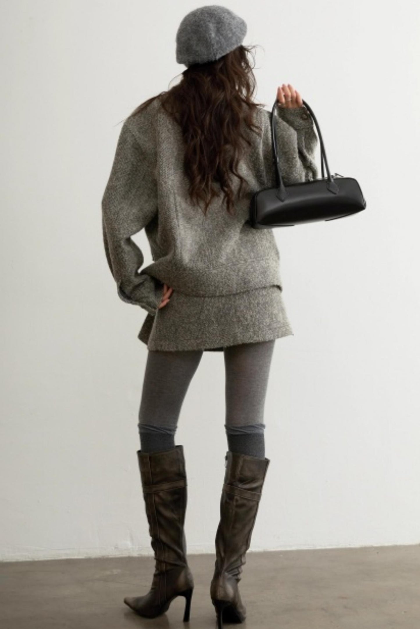 High-Tech Wool Herringbone Jacket Set-Up