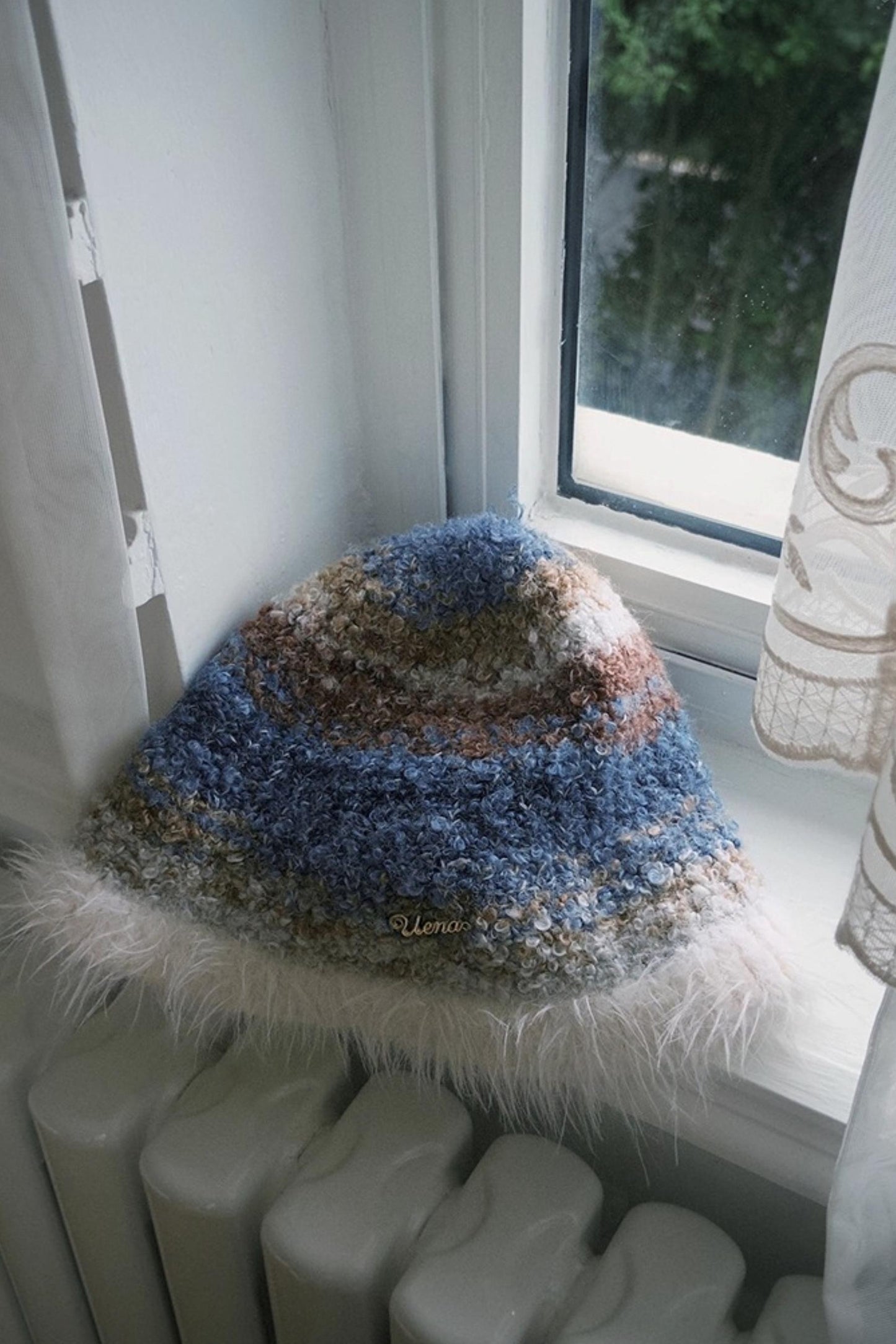 Blue Floral Bucket Hat