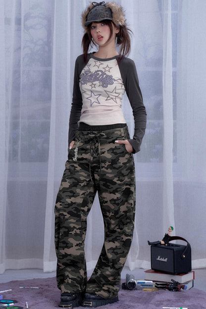 Crotch Covers Camouflage Jeans