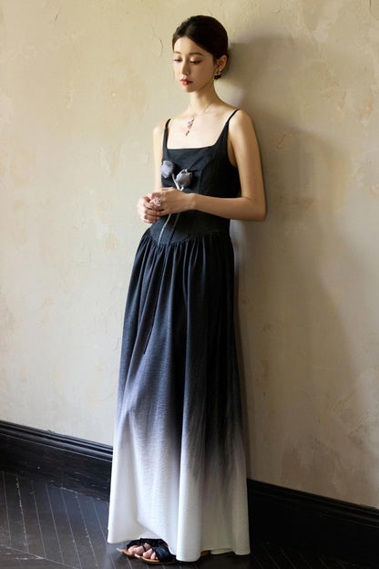 Romantic Tulip Halter Dress