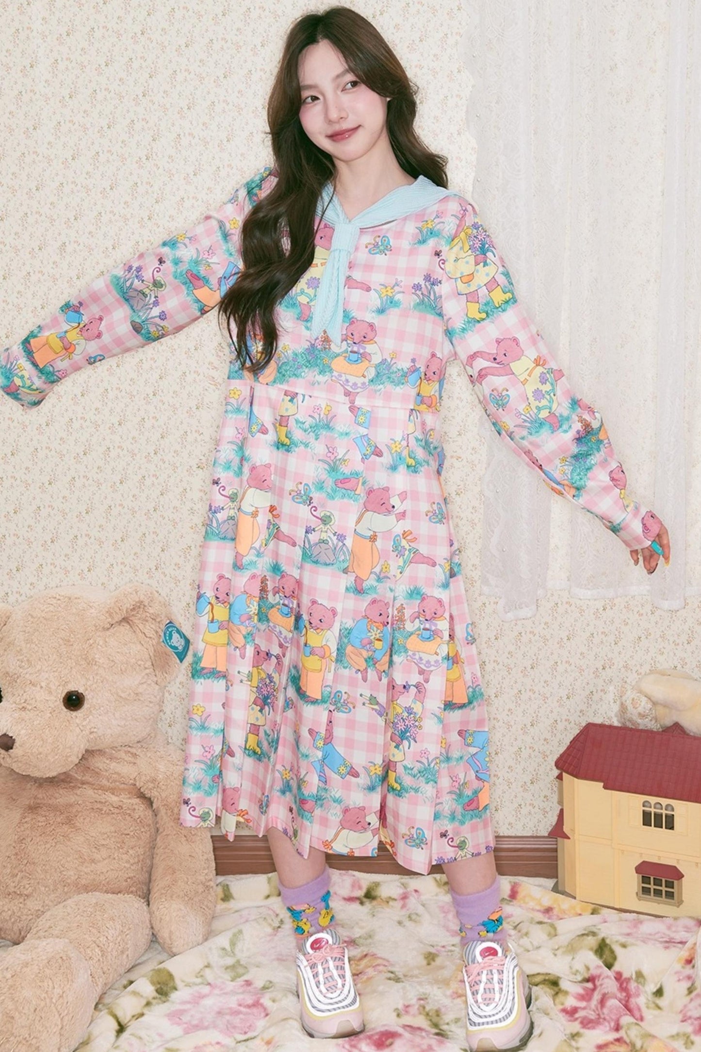 Fresh Peach Heart Dress