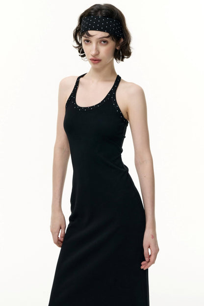 Tencel Striped Camisole Slim Dress