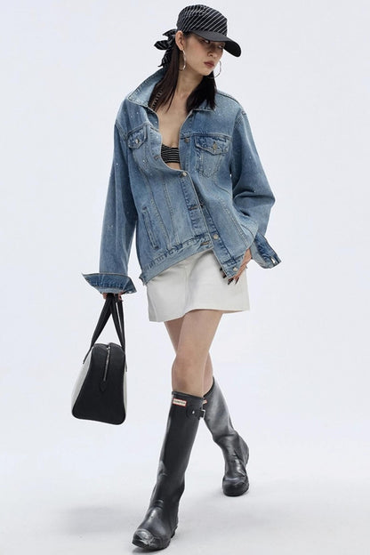 Diamond Blue Denim Jacket