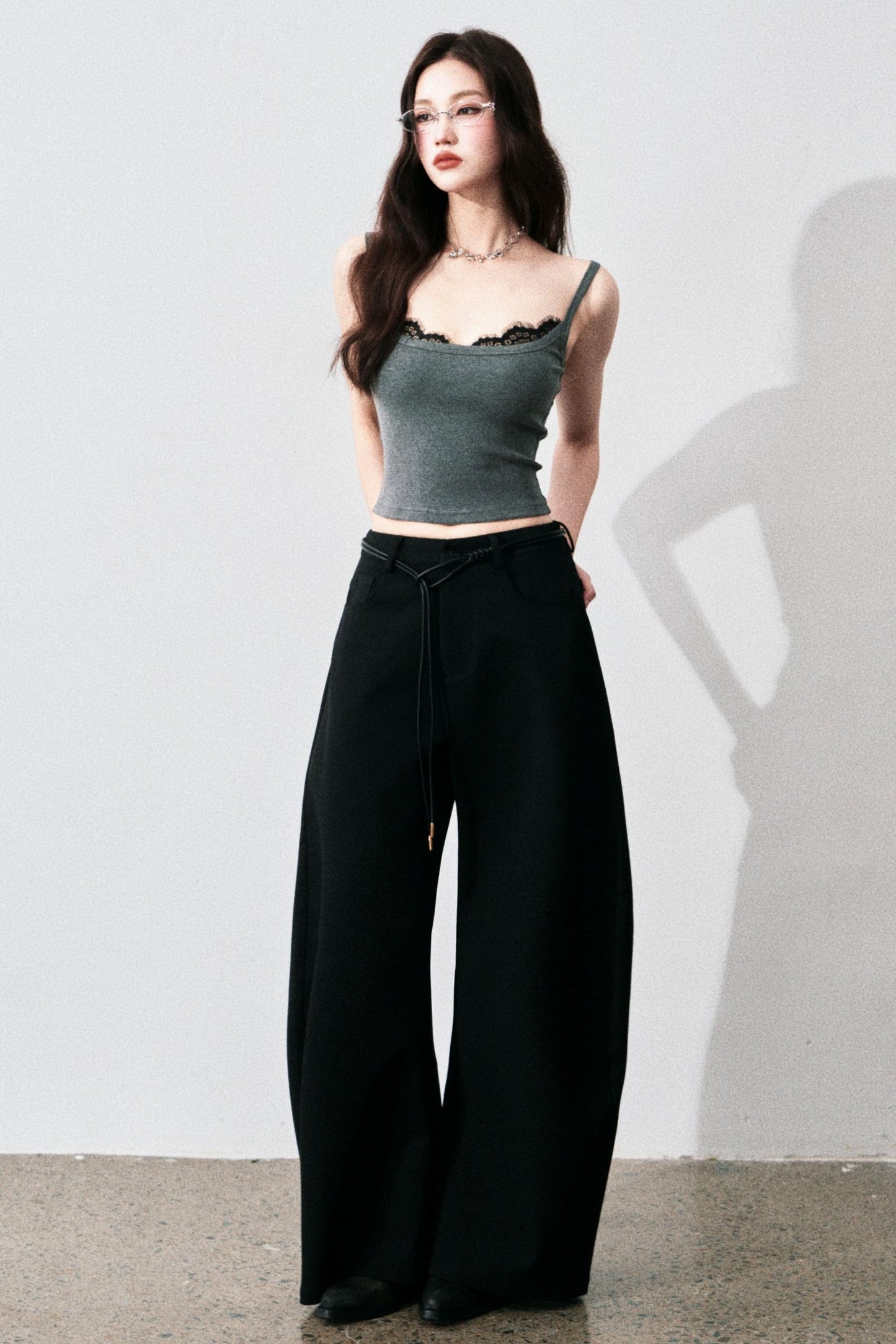 Chic Black Machete Trousers