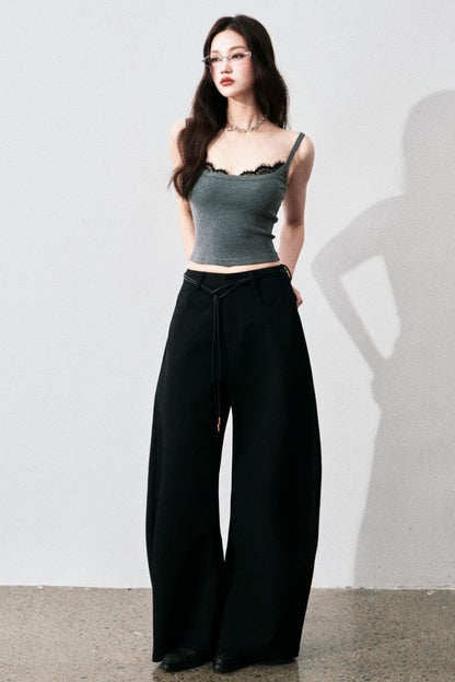 Chic Black Machete Trousers