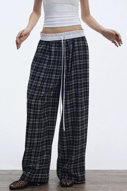 Soft Plaid Slacks