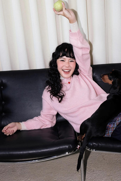 Rainbow Candy Alpaca Sweater