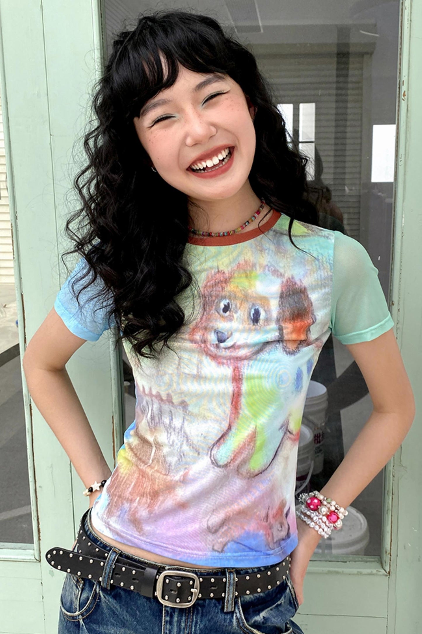 Summer Vibes Mesh Tee