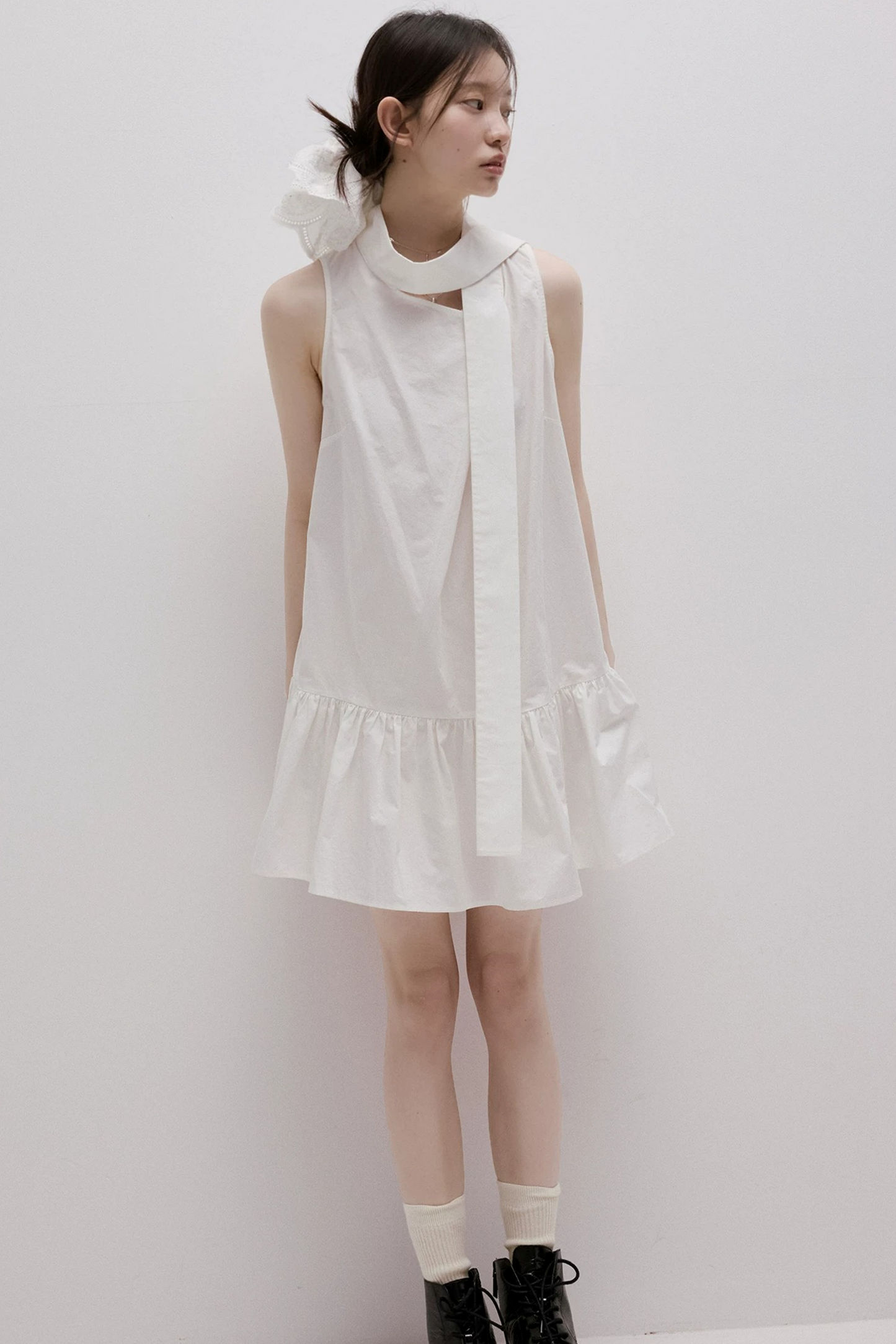 Nautical Ribbon Cotton Dress