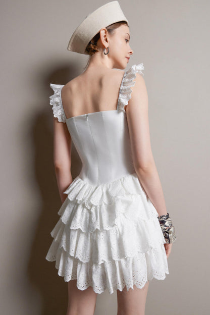 Hyacinth Halter Lace Dress