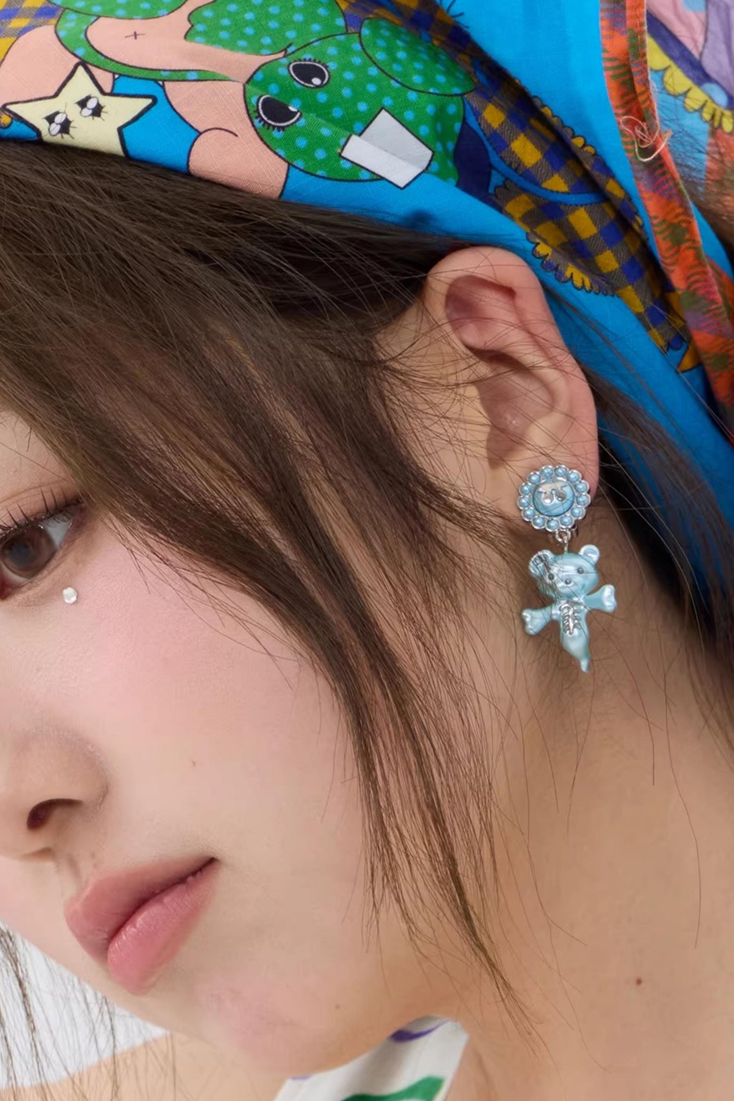 Two-Tone Pearl Earrings