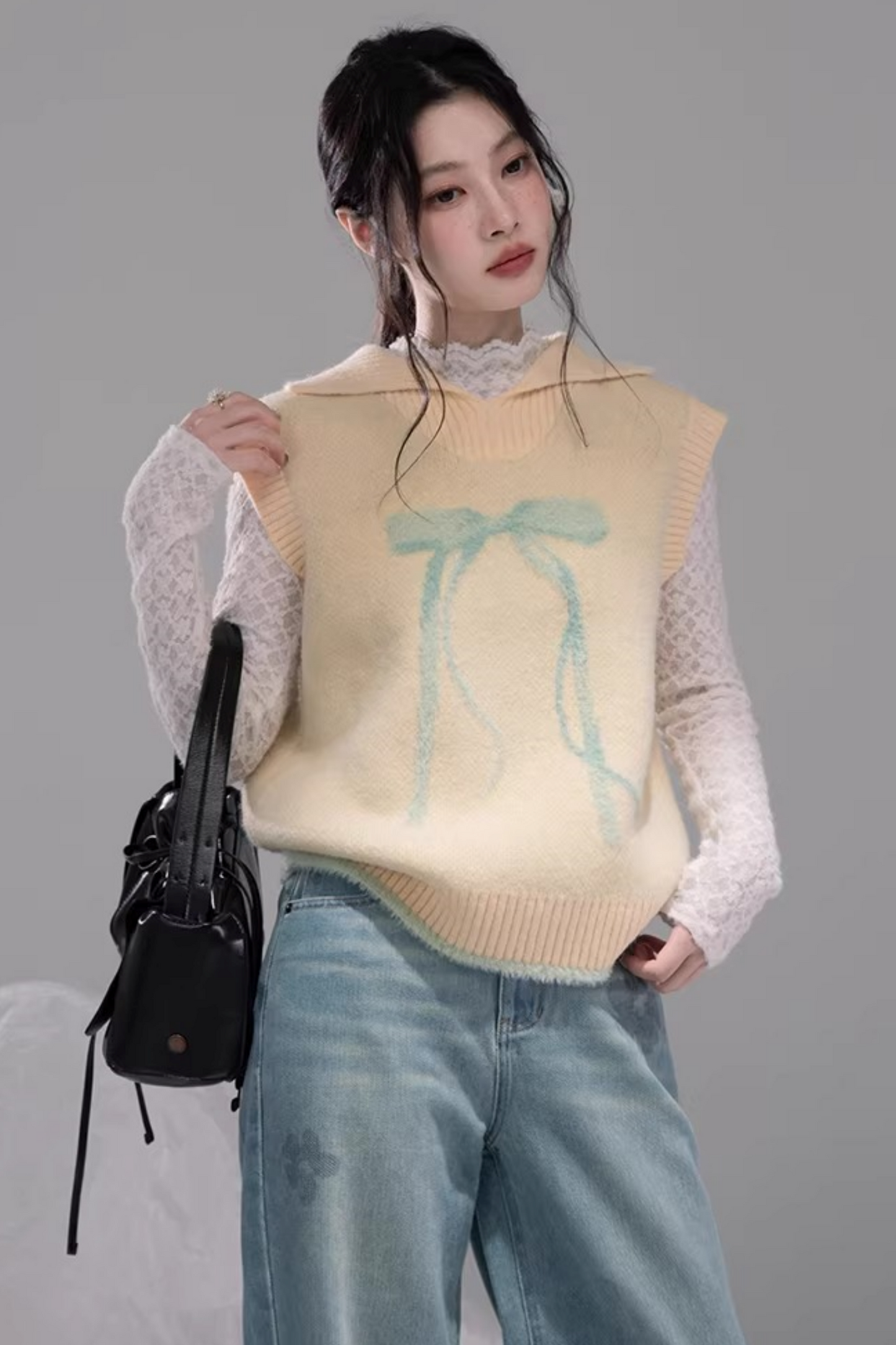 Bright Spring Day Jacquard Vest