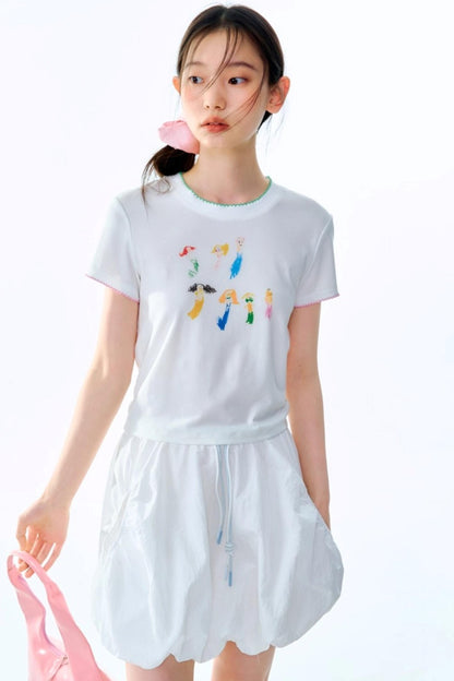 Mermaid Hand-Painted Tee