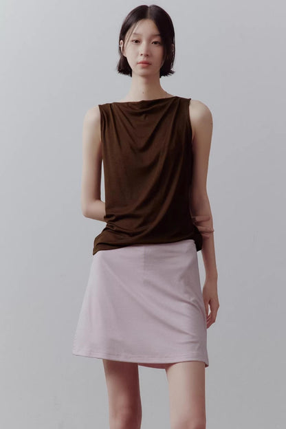 Draped Off-Shoulder Slimming Top