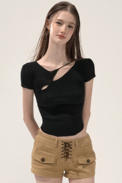Hollow Knit Summer Top