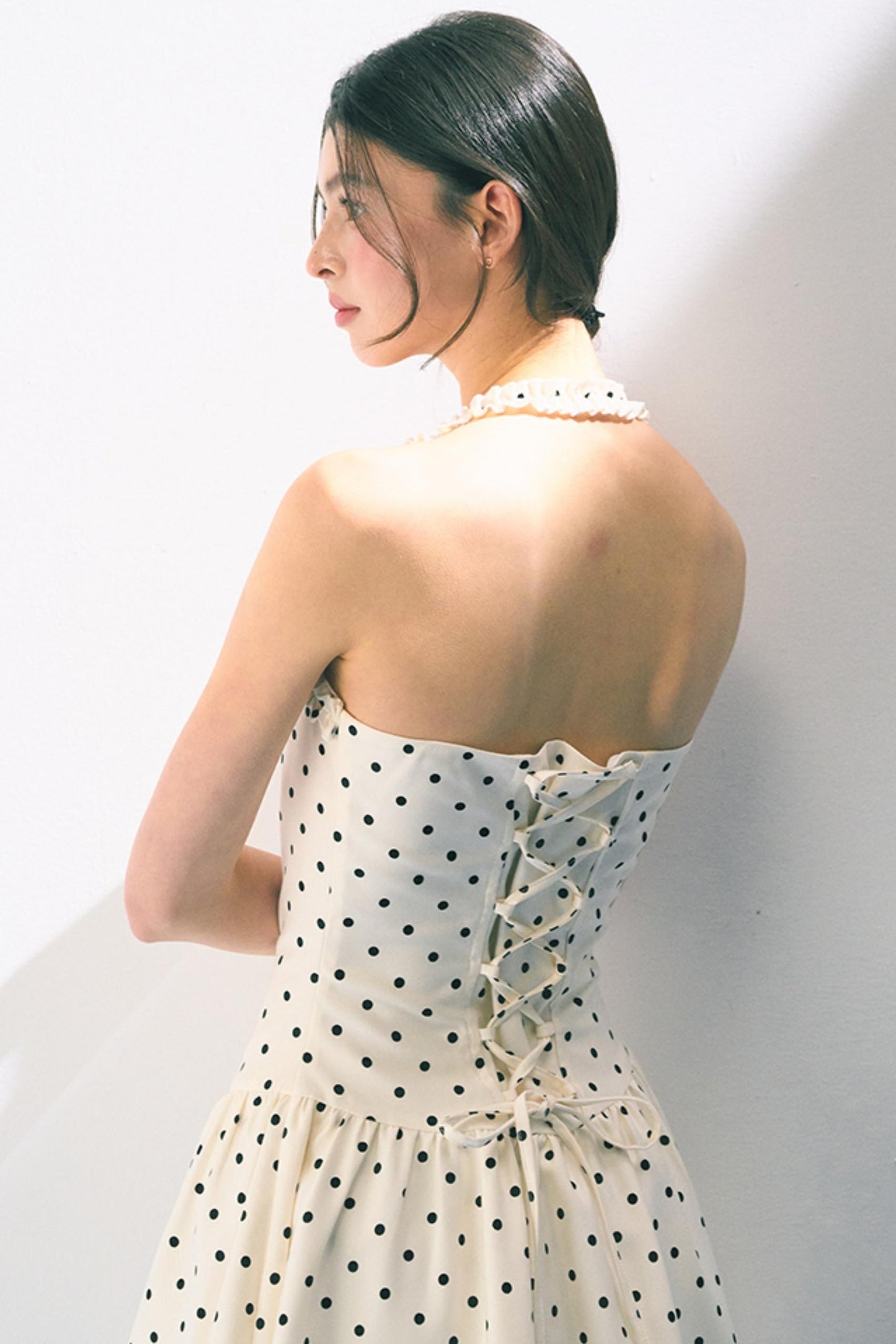 Summer Polka Dot Sheath Dress