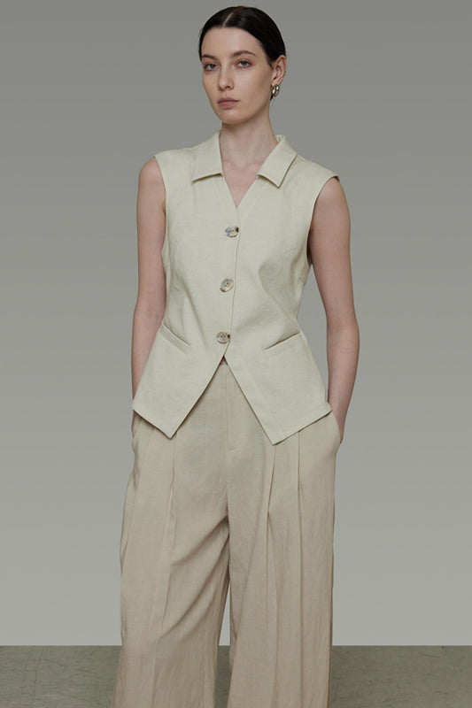 Summer Womens Beige Vest