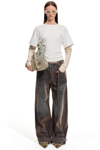 Patchwork Color-Block Top