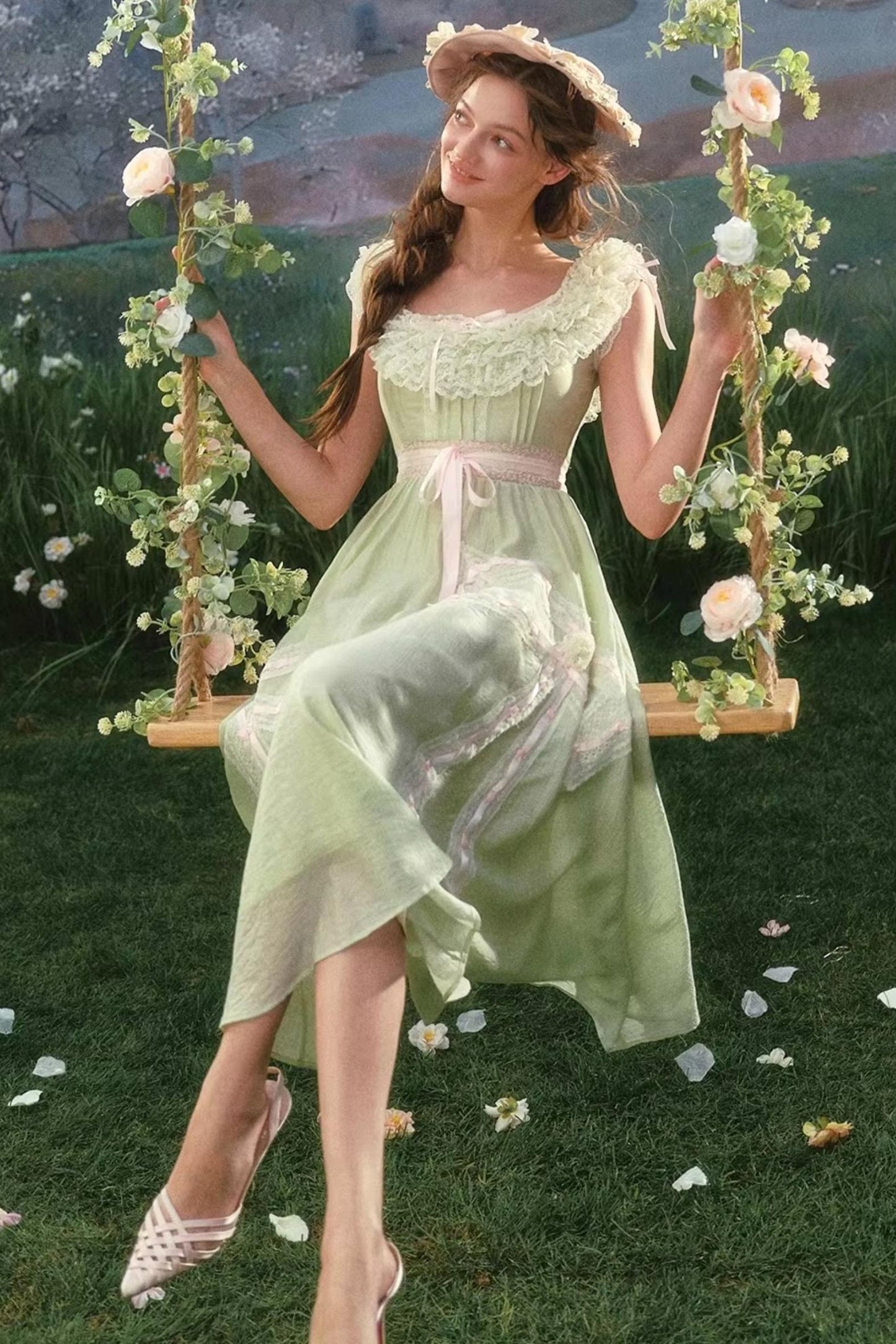 Lacemade Green Fairy Dress