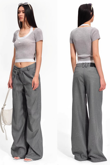 Versailles Wool Patchwork Top