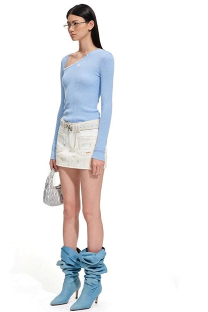 Polar Wool Ribbed Top