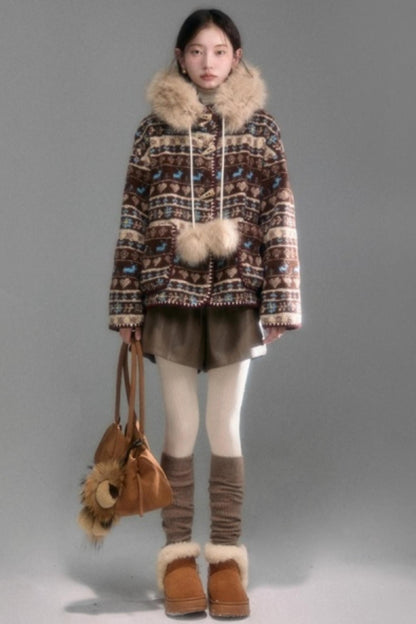 Spicy Coffee Leather Shorts