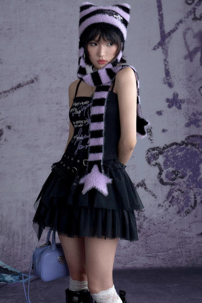 Black Graffiti Dress