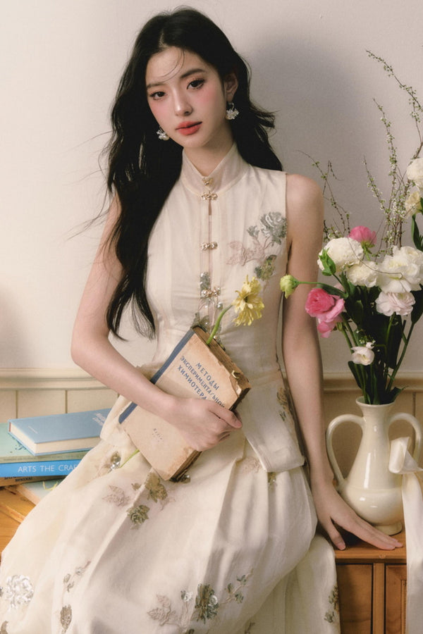 Elegant Summer Chinese Suit Set-Up