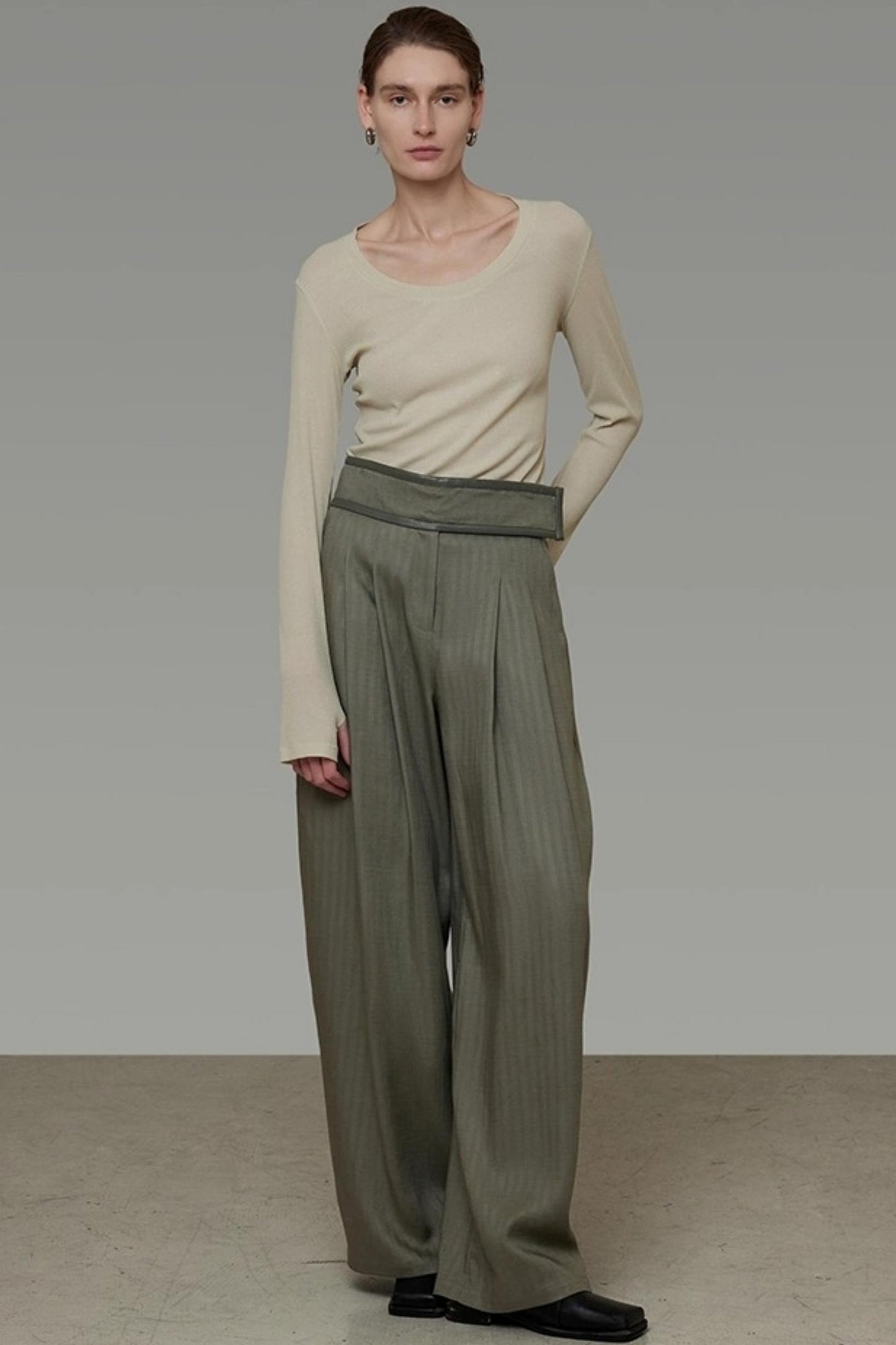 Autumn Slimming Wide-leg Pants