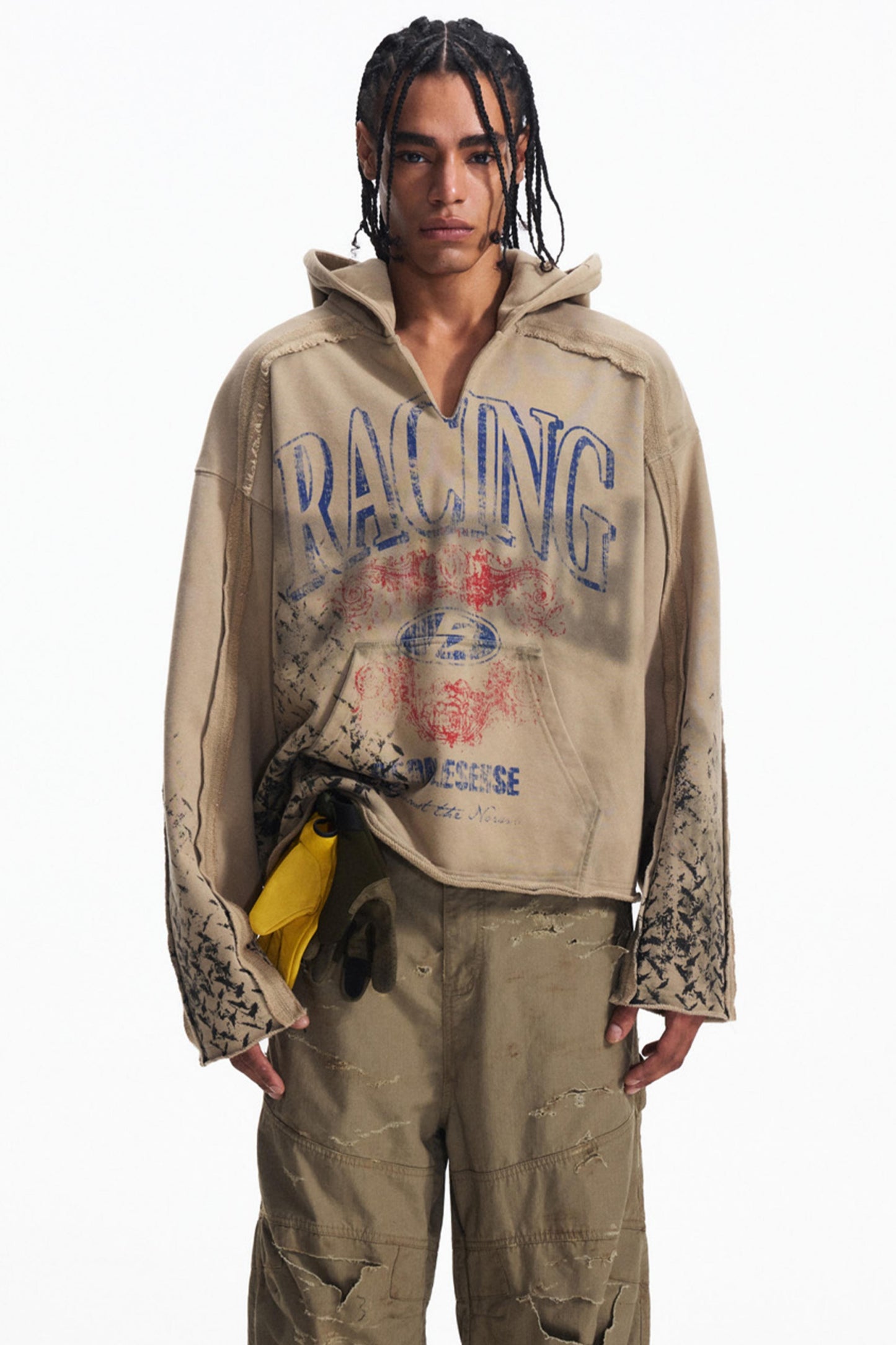 Vintage Racing  Khaki Heavy Top