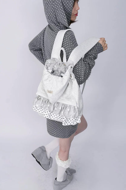 Wild Design Pleated Backpack