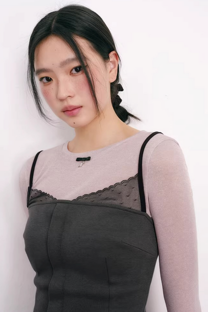 Butterfly Wing Satin Bow Scrunchie