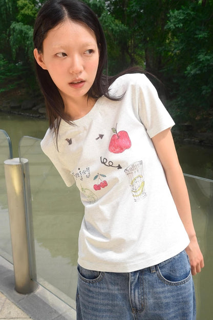 Blossom Gray T-shirt