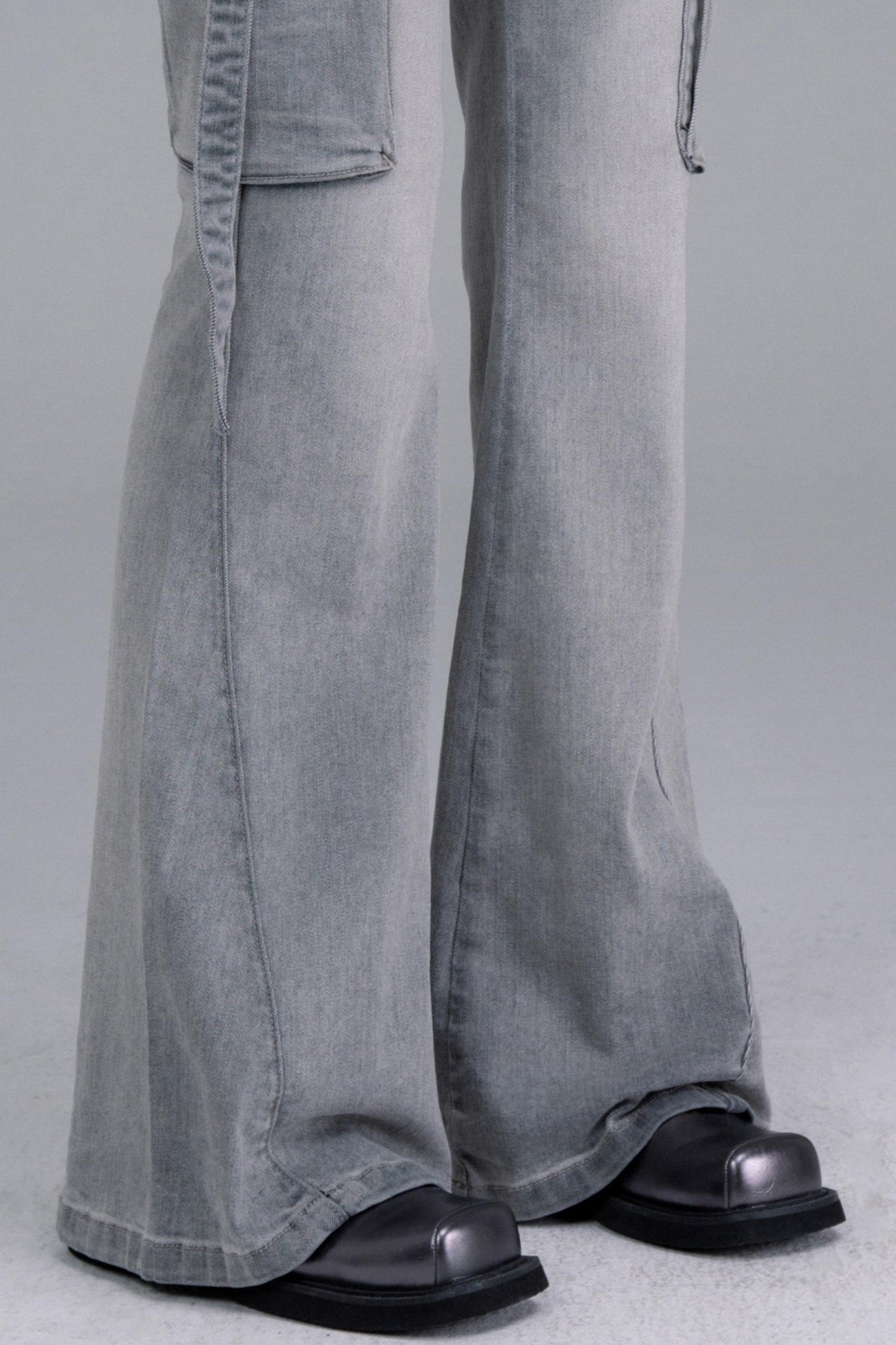 Micro Stretch Flare Denim Pants