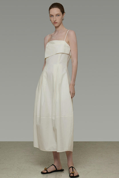 Flipped Neckline Dress