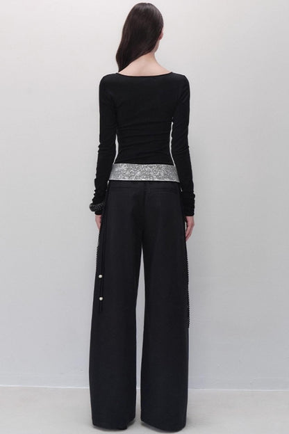 Sheer Silhouette Top