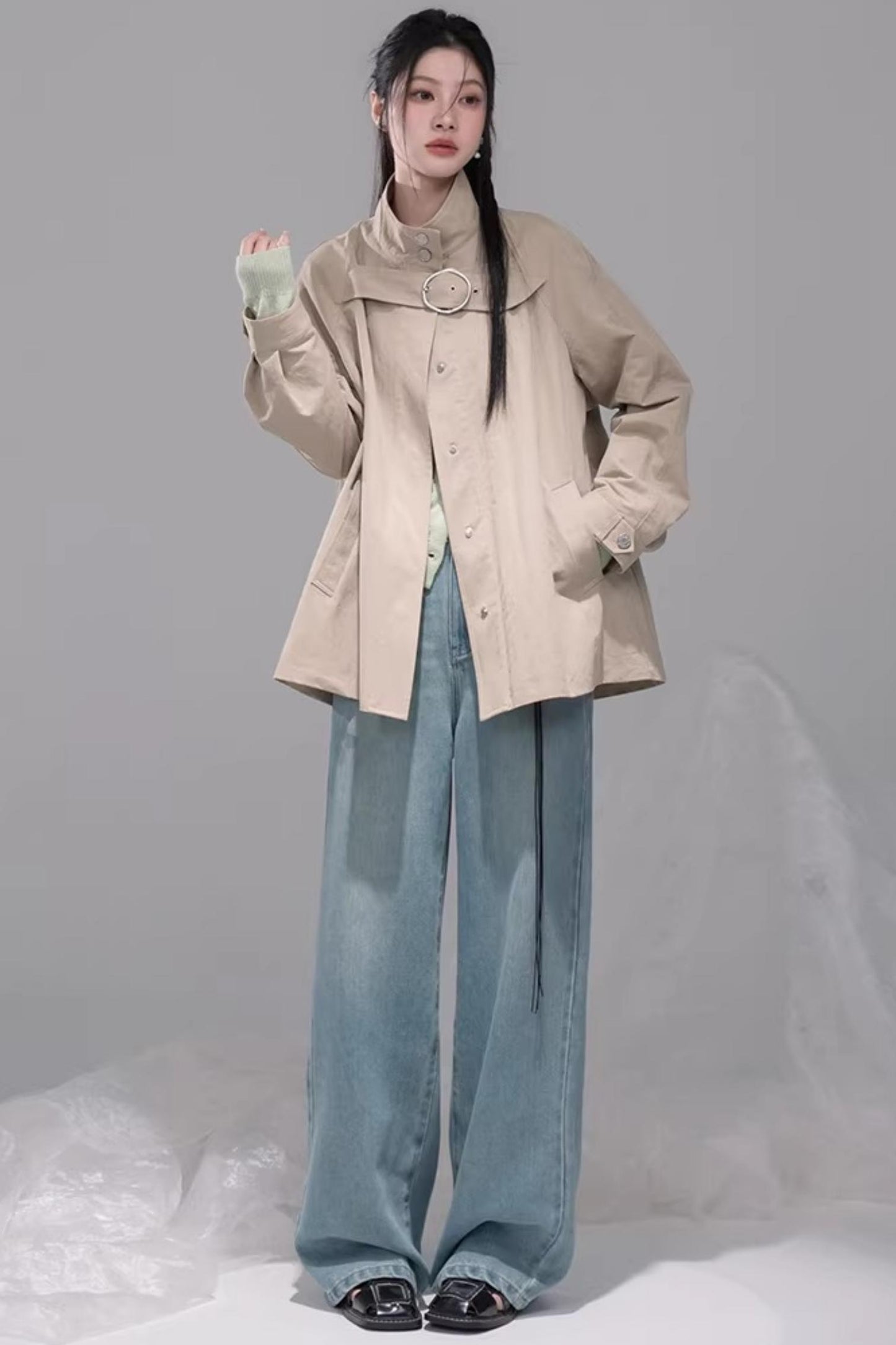 Milk Tea Brown Cape Coat