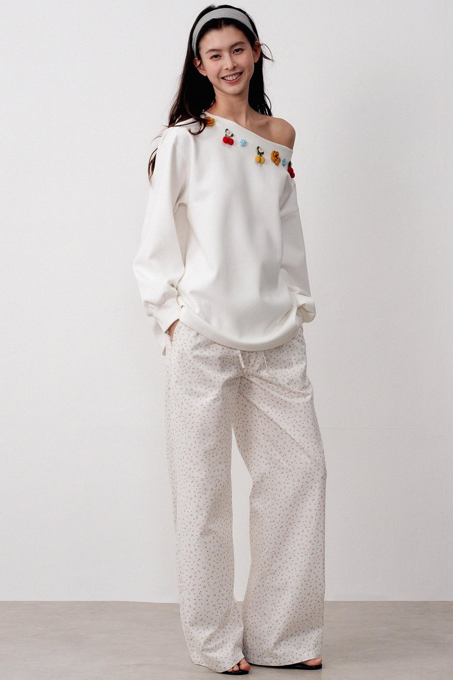 Multi-wear Slanted Shoulder Top