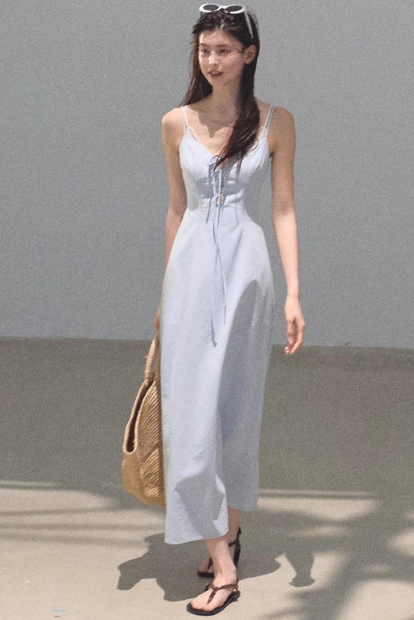 Tranquility Denim Slip Dress