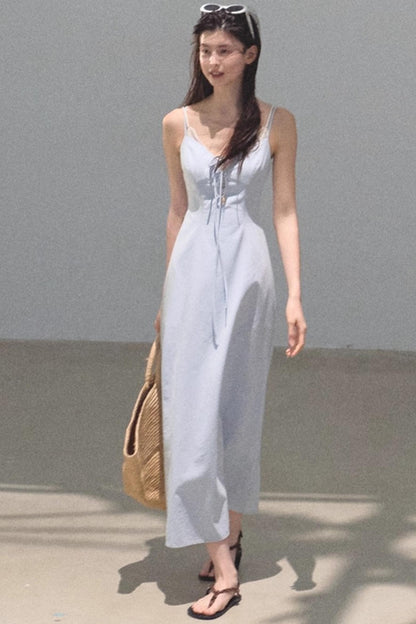 Tranquility Denim Slip Dress