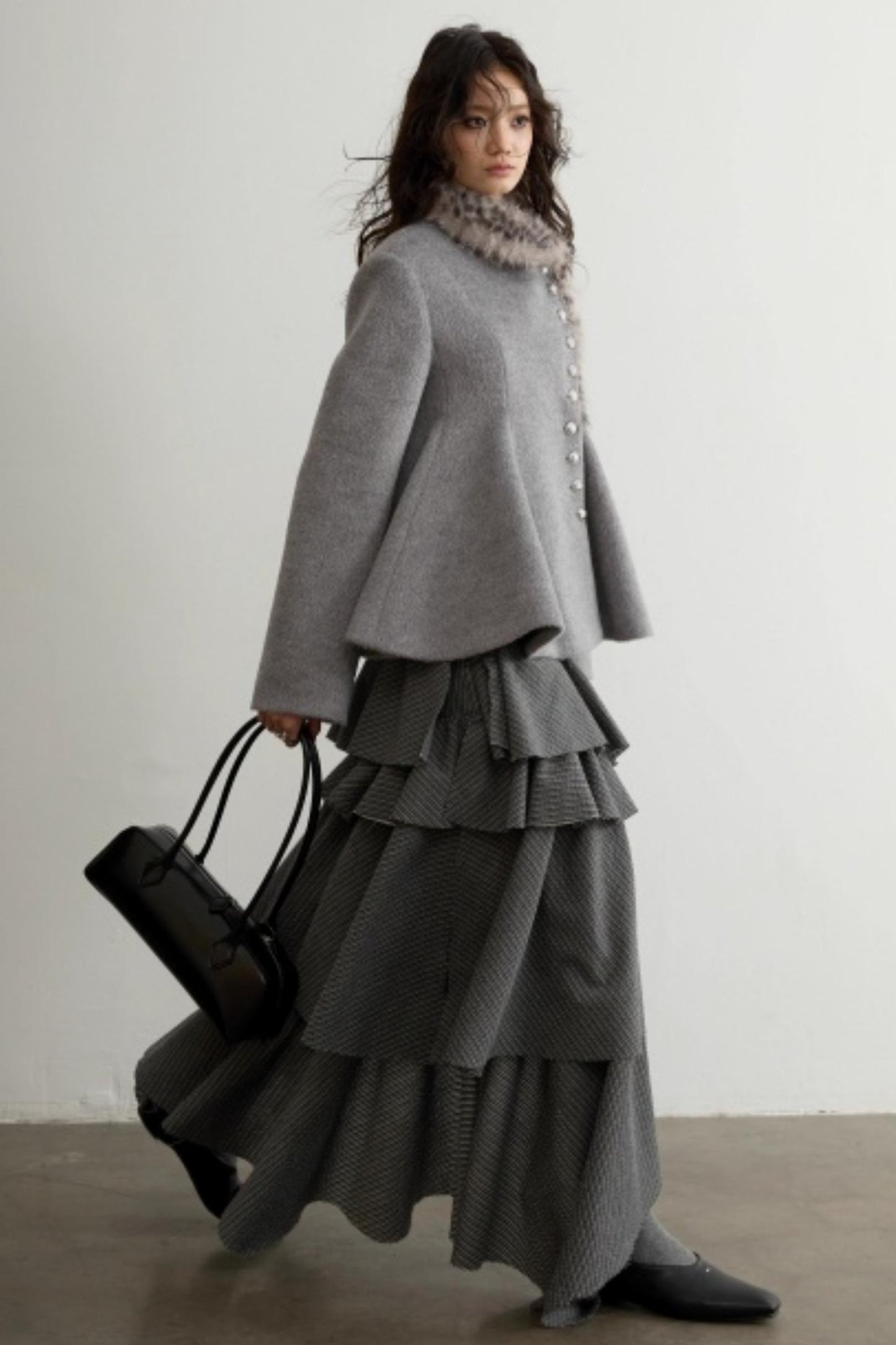 Retro Leopard Wool Top