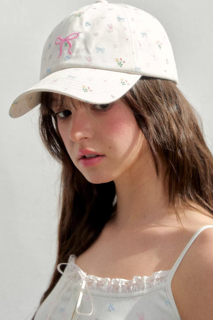 Hand-Painted Floral Sun Hat