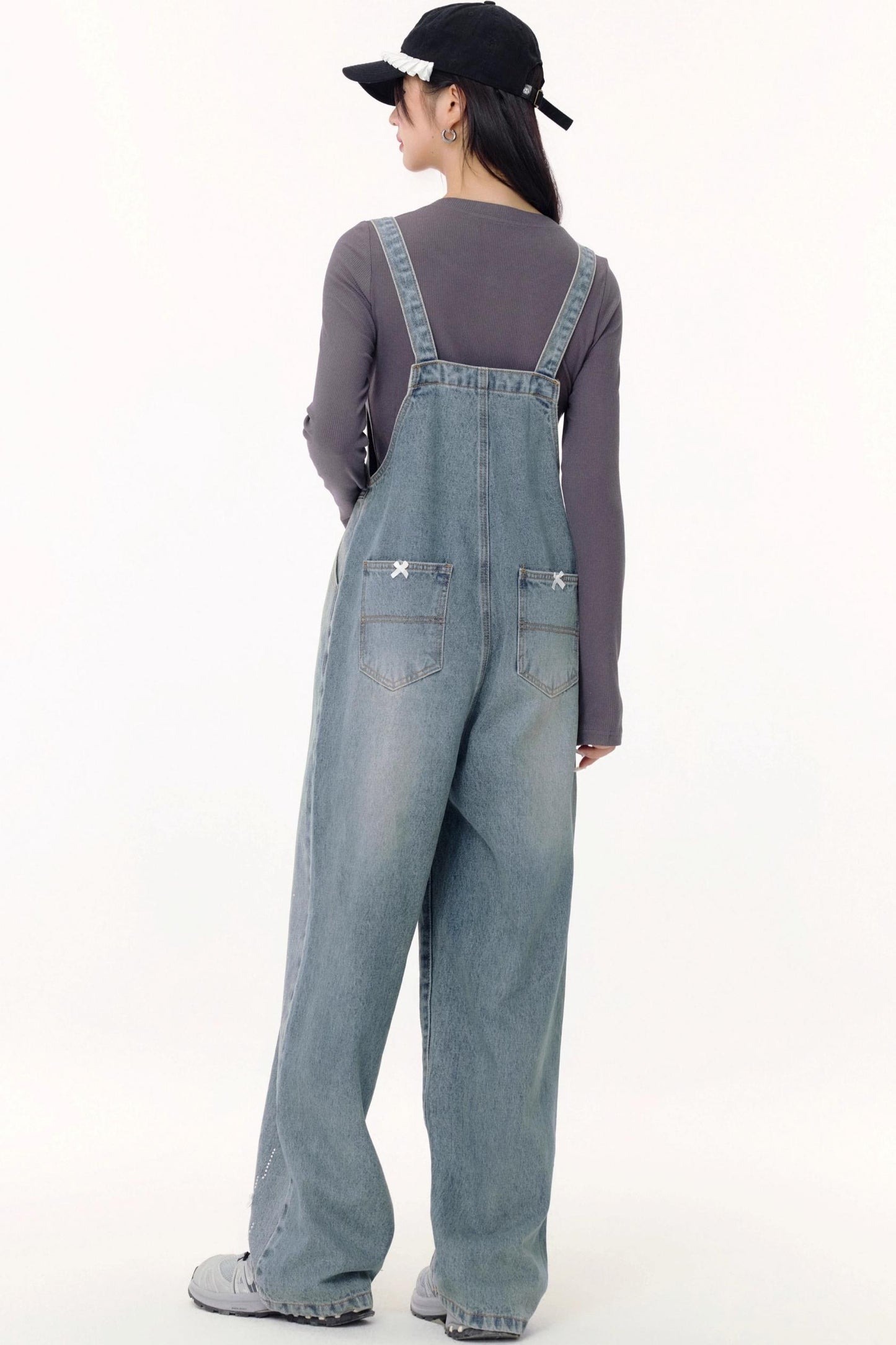Denim Bib Overalls Pants